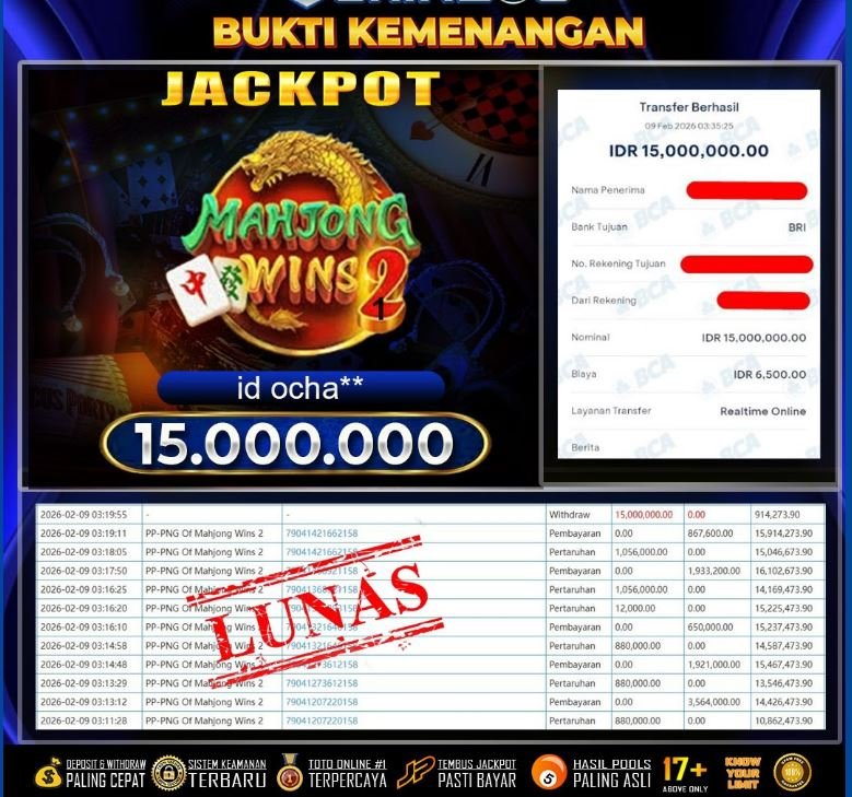 CAIRBOS : Bukti Pembayaran JP13