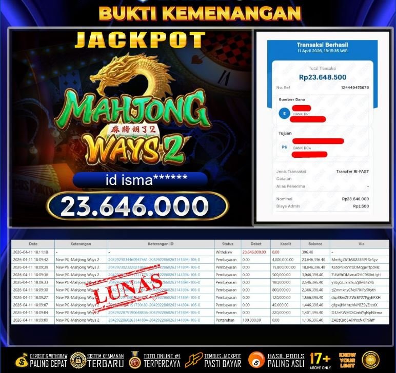 Cairbos Bukti Pembayaran JP23